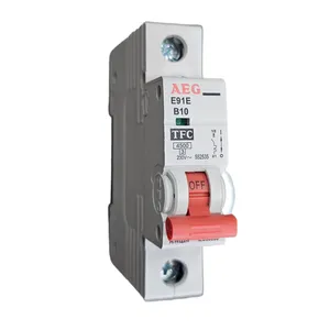 فیوز مینیاتوری تک فاز 10 آمپر آ ا گ مدل B10-4500