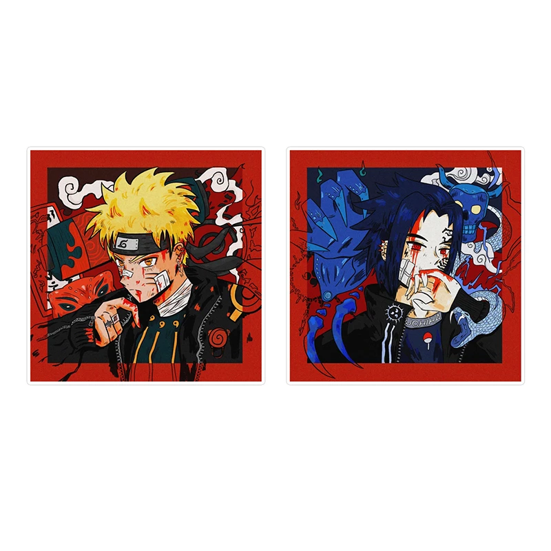 استیکر لپ تاپ ماسا دیزاین طرح Naruto کد COL026 مجموعه 2 عددی