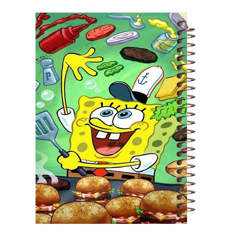 دفتر مشق 100 برگ طرح باب اسفنجی کد H354