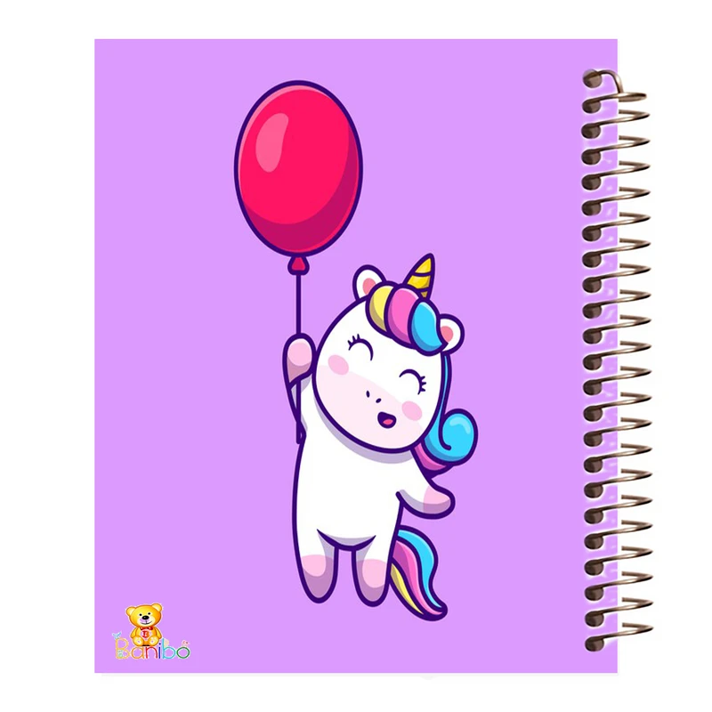 دفتر مشق 100 برگ بانیبو طرح تک شاخ  کد 587