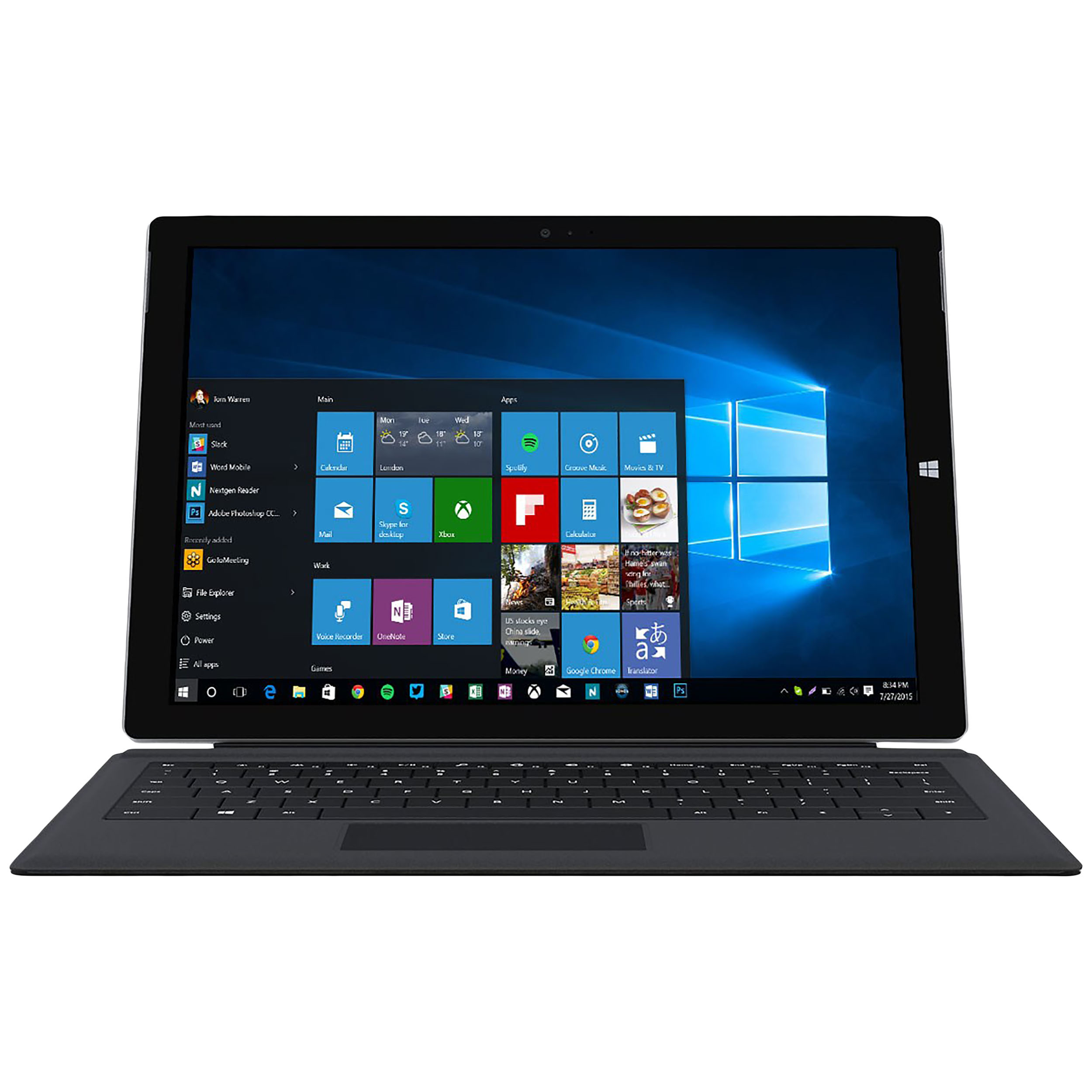 تبلت مایکروسافت مدل Surface Pro 3 - C به همراه کیبورد ظرفیت 128 گیگابایت