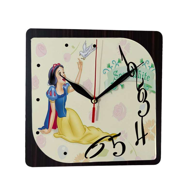 ساعت دیواری طرح سفید برفی tw5