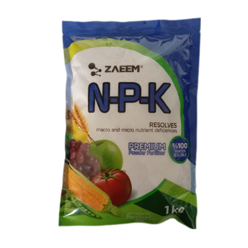 کود کامل زعیم مدل 10 52 10  TE+ AA+NPK  وزن 1 کیلوگرم