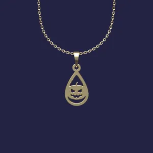 گردنبند طلا 18 عیار زنانه مدوپد مدل هالووین کد Y2-1-1051