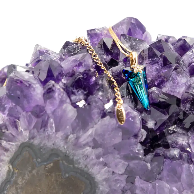 گردنبند زنانه ژوپینگ مدل شکوفه کد 2081241