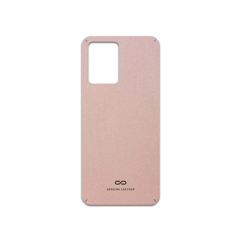 برچسب پوششی ماهوت مدل Rose-Gold-Leather مناسب برای گوشی موبایل شیائومی Redmi Note 12 5G