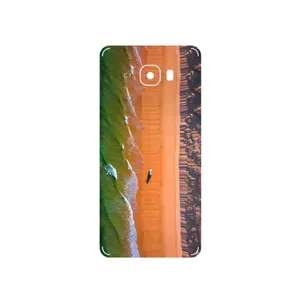 MAHOOT Beach and Green Sea Cover Sticker for Samsung Galaxy C7