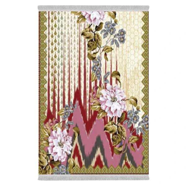 فرش پارچه‌ای دفه مدل فرشینه طرح مدرن  کد 8270