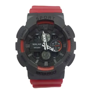 ساعت مچی عقربه‌ای مردانه والار مدل اسپرت دوزمانه کد 88wa09