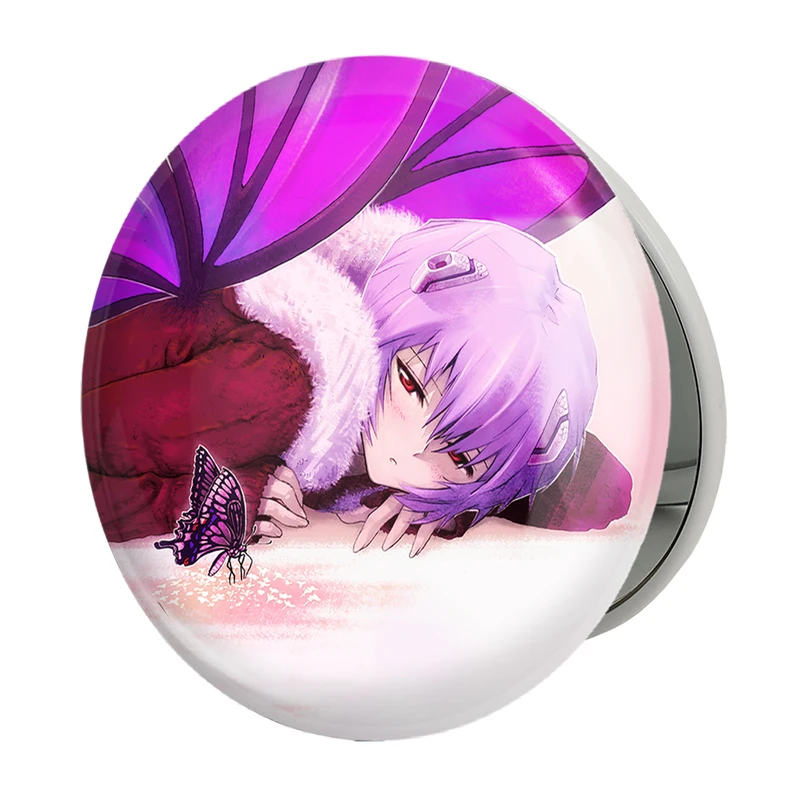 آینه جیبی خندالو طرح ری آیانامی انیمه اونگلیون مدل تاشو کد 13803 