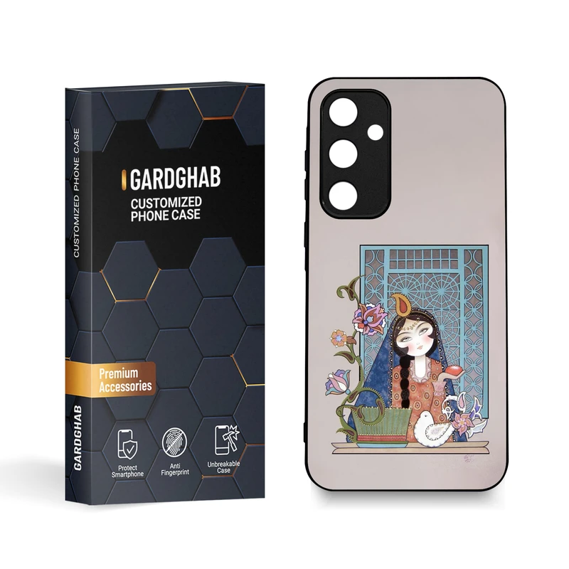 کاور گارد قاب مدل دخترانه مناسب برای گوشی موبایل سامسونگ Galaxy A35