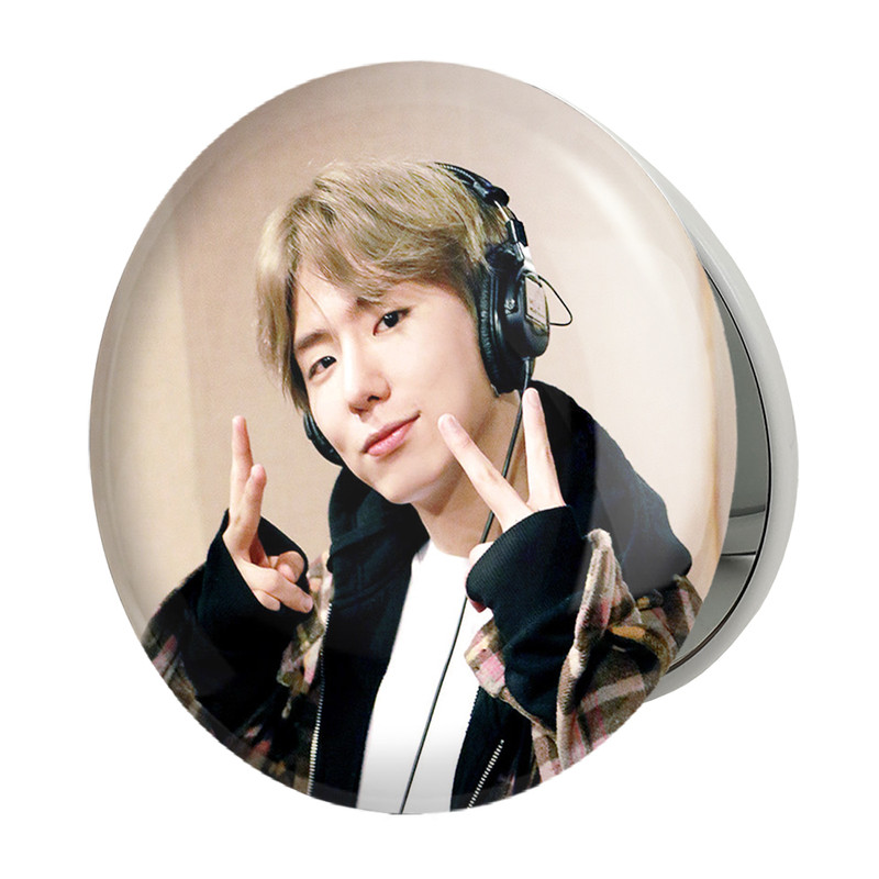 آینه جیبی خندالو طرح کیهیون گروه مانستا اکس MONSTA X مدل تاشو کد 12253 