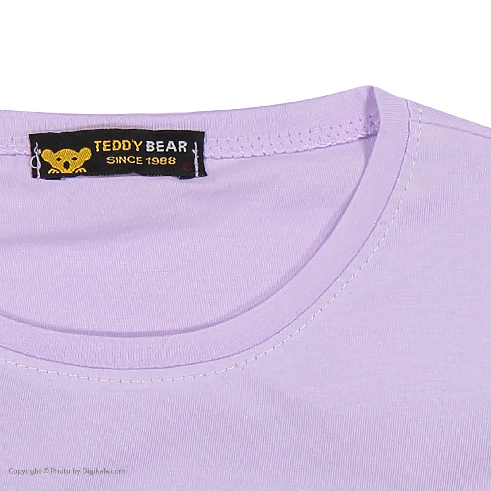 ست تی شرت آستین کوتاه و شلوار دخترانه خرس کوچولو مدل 2011310-67 -  - 5