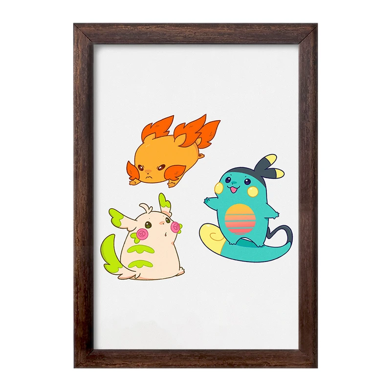 تابلو خندالو طرح بازی پوکمون (pokemon) کد 32700