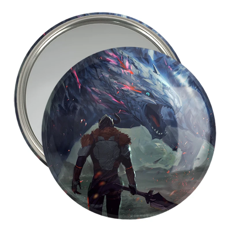 آینه جیبی خندالو مدل بازی شکارچی هیولا (Monster Hunter) کد 33190