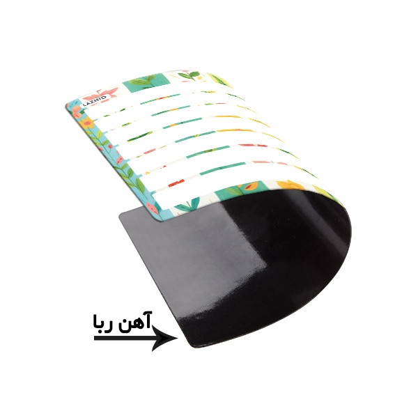 تخته وایت برد لاژید مدل برنامه ریزی غذایی سایز 14x18 سانتی متر