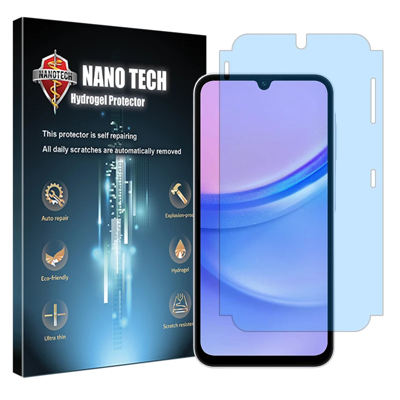 محافظ صفحه نمایش نانو تک مدل بلوکات مناسب برای گوشی موبایل سامسونگ Galaxy A15