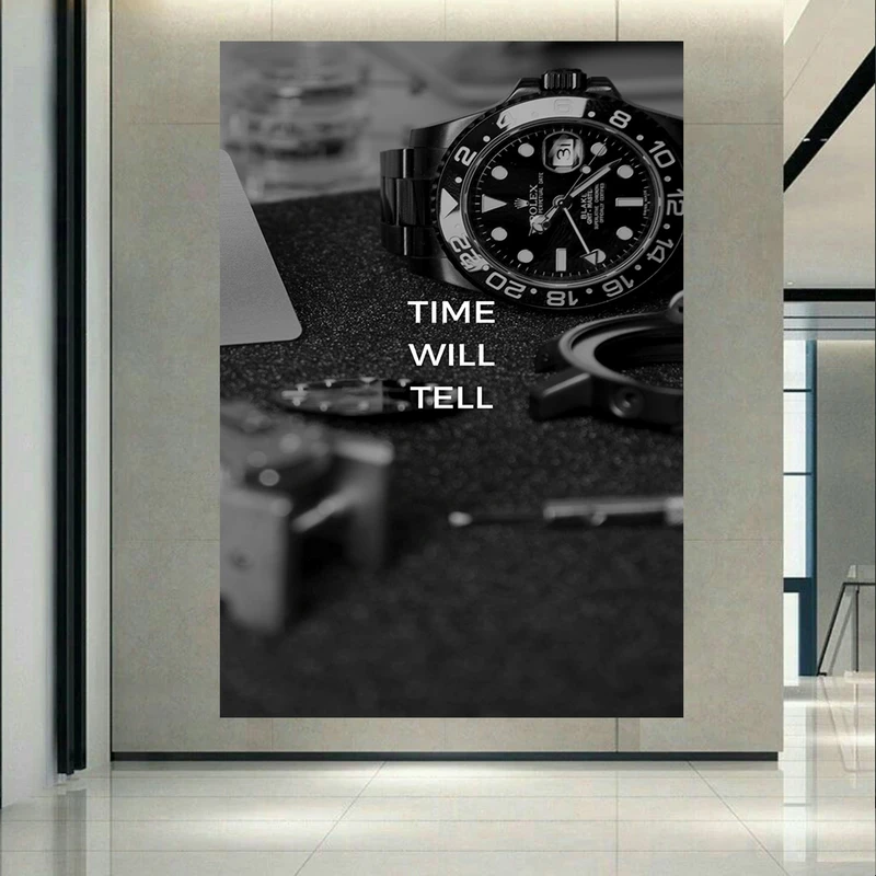 تابلو بوم طرح انگیزشی مدل TIME WILL TWLL کد AR31196