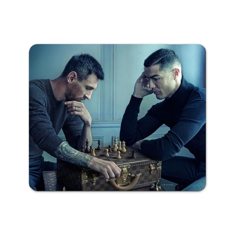 ماوس پد مدل زیبای بازی شطرنج اسطوره ها رونالدو ومسی کد 7
