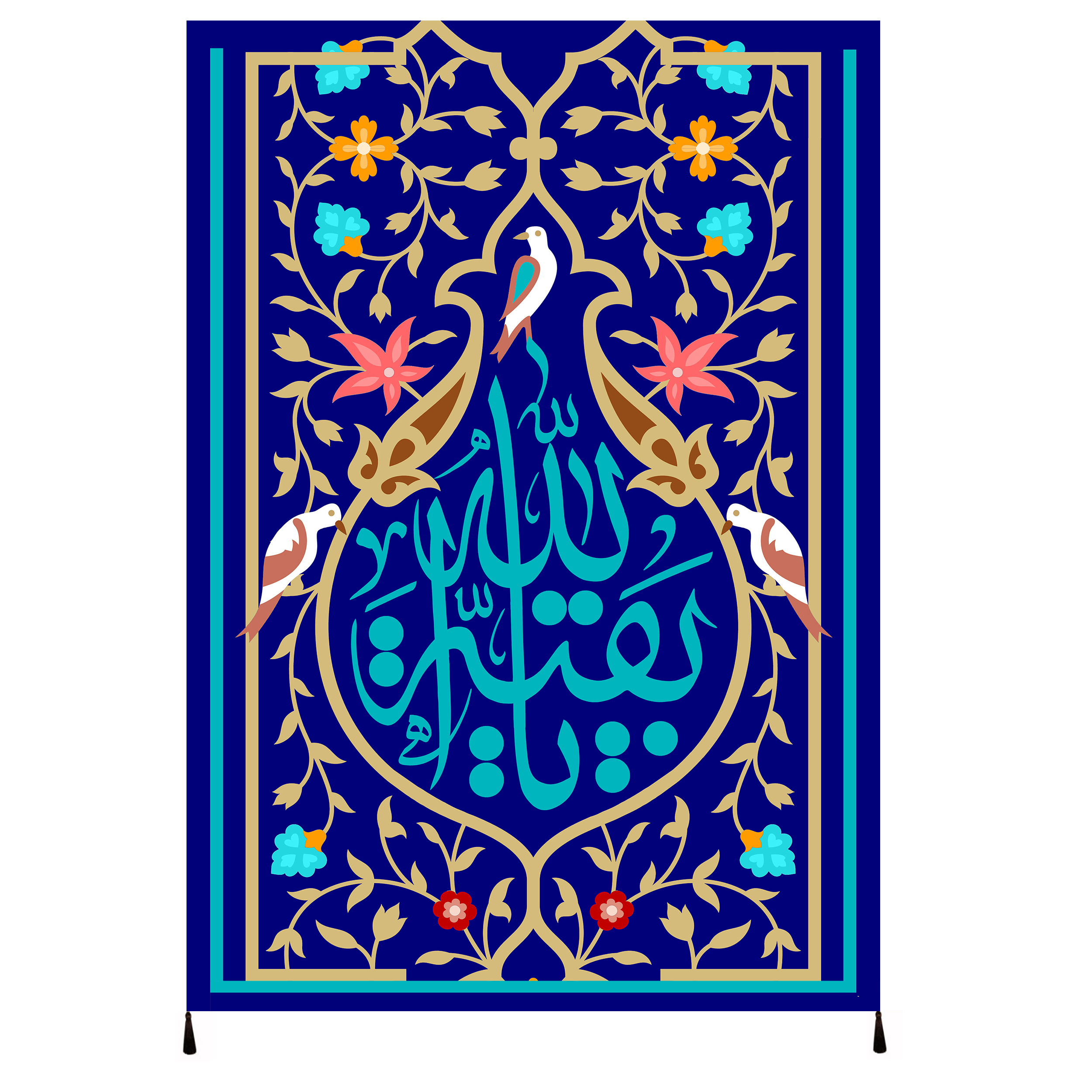پرچم مدل یا بقیه الله امام زمان علیه السلام کد 48