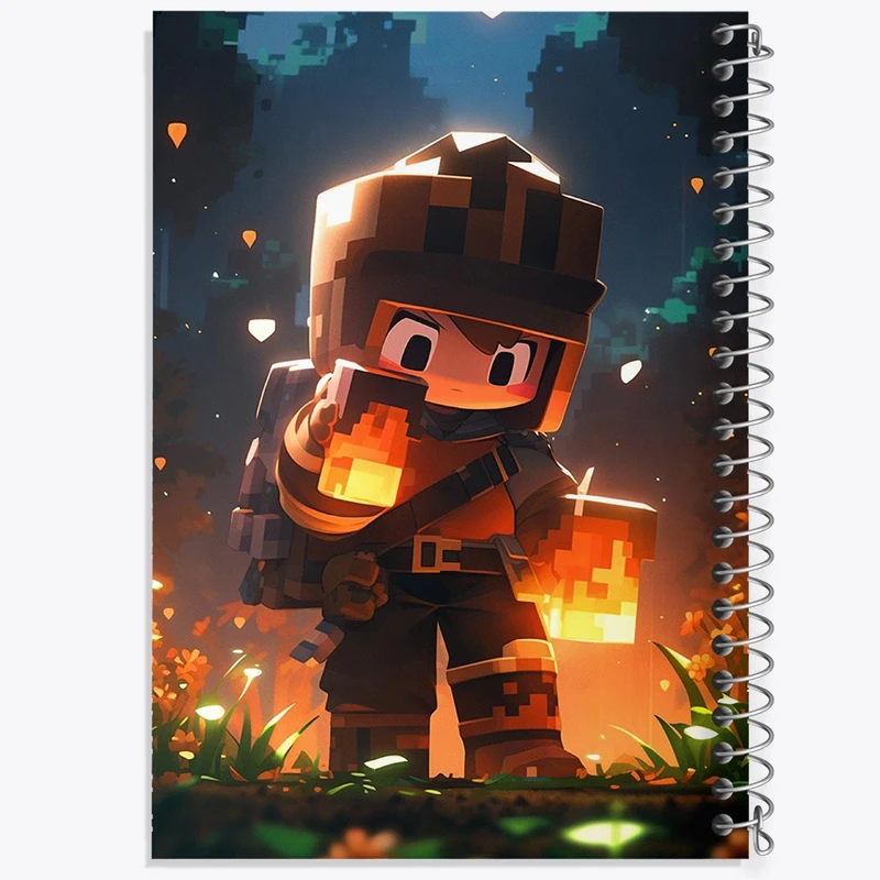 دفتر لیست خرید 50 برگ خندالو طرح ماینکرافت (Minecraft) کد F2079