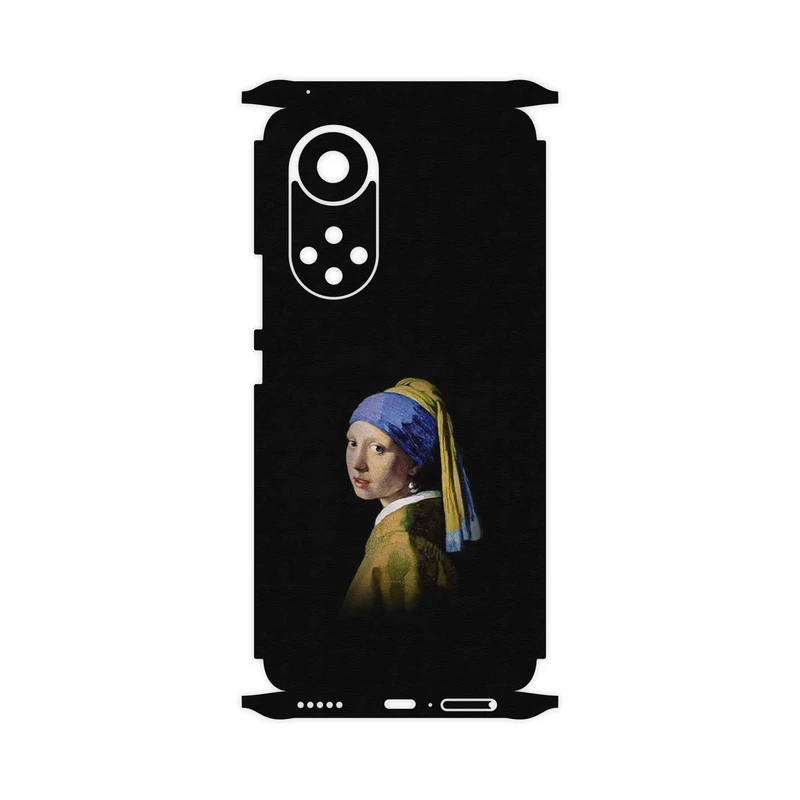 برچسب پوششی ماهوت مدل Girl with a Pearl Earring of Vermeer-FullSkin مناسب برای گوشی موبایل هوآوی Nova 9