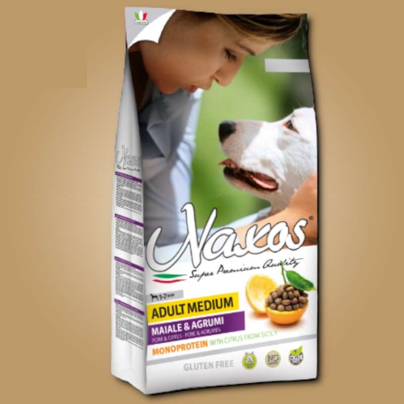 غذای خشک سگ ناکسوس مدل ادالت مدیوم وزن 3 کیلوگرم