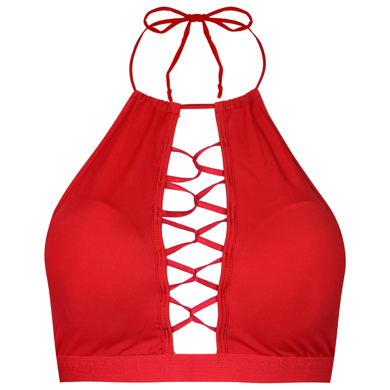 ست شورت و سوتین زنانه ماییلدا مدل 3684-707 رنگ قرمز