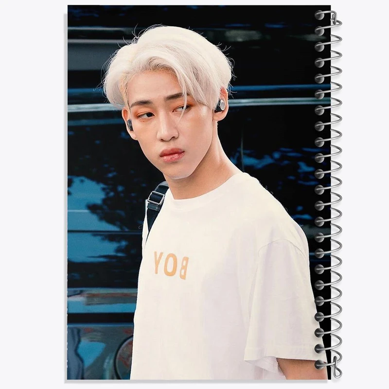 دفتر مشق 50 برگ خندالو مدل بم بم گروه گات سون GOT7 کد 20935