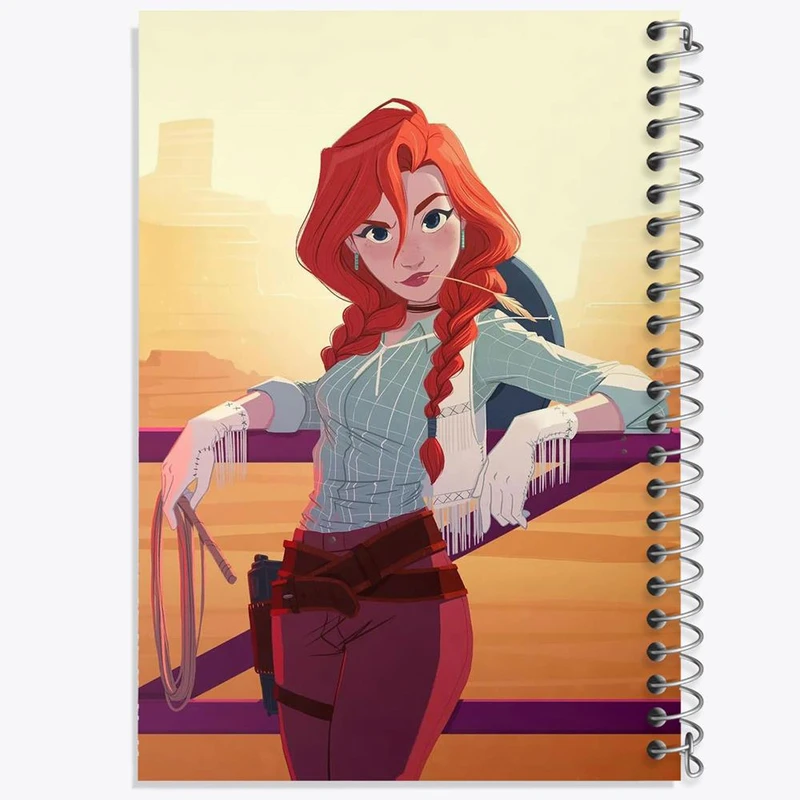 دفتر شطرنجی 50 برگ خندالو طرح دخترانه کد 25627