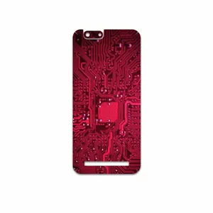 MAHOOT Red-Printed-Circuit-Board Cover Sticker for PinePhone Kde Community Edition