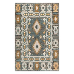 نقد و بررسی فرش ماشینی فرش ساوین کد ۴۰۳۶ زمینه آبی توسط خریداران