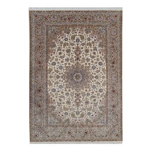 فرش دستبافت شش و نیم متری مدل اصفهان کد 1211