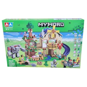 ساختنی 1016 تکه مدل خانه ماینکرافت کد 7651