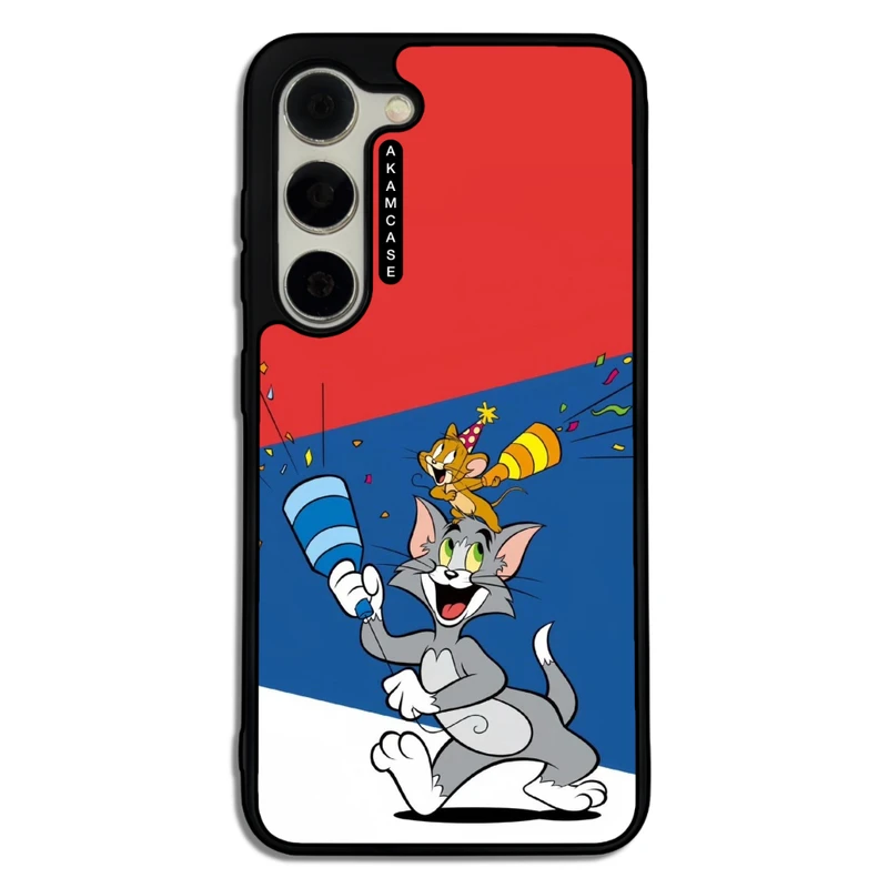 کاور آکام مدل AMC-WSGS23-TOM & JERRY16 مناسب برای گوشی موبایل سامسونگ Galaxy S23