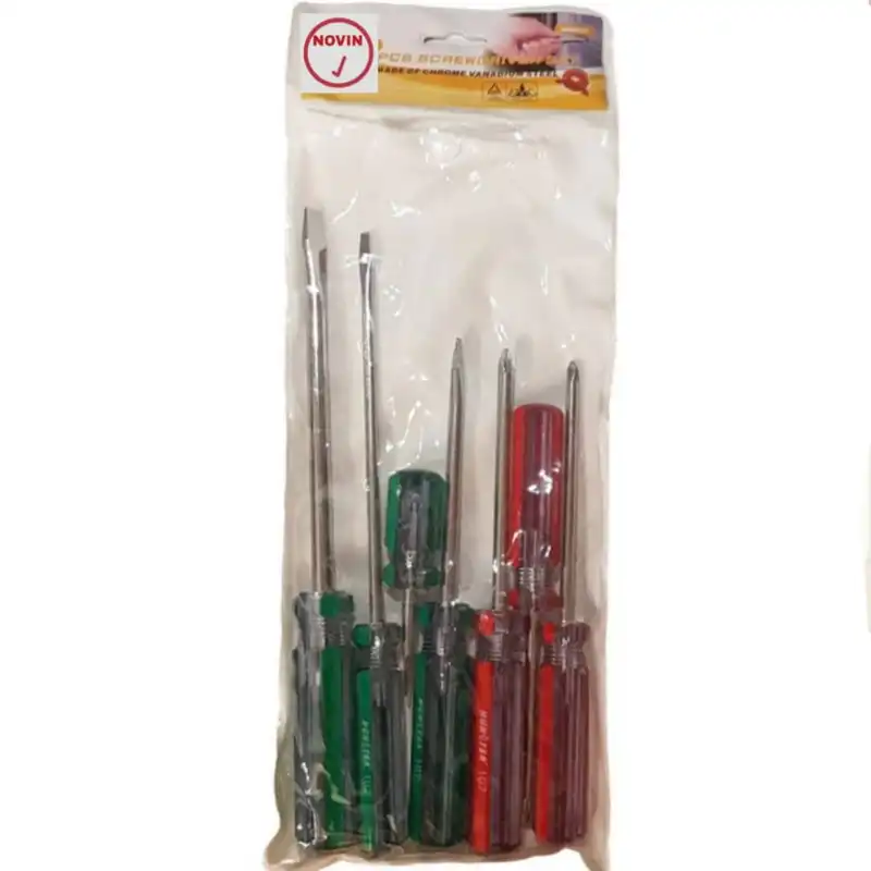 پيچ گوشتی  مدل NO-7 مجموعه 7 عددی