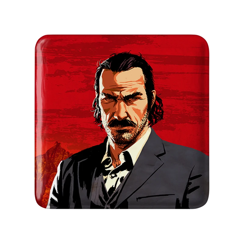 پیکسل خندالو طرح بازی رد دد Red Dead مدل مربعی کد 30129