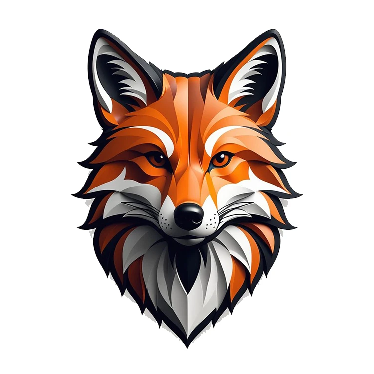 استیکر پارچه و لباس پاد آفرین مدل روباه کد 1636