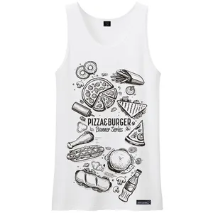 تاپ مردانه 27 مدل  Pizza Burger کد MH267