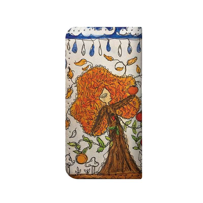 کیف پول چرمی ترمه طراحان ایده مدل قامت پاییز کد snm002