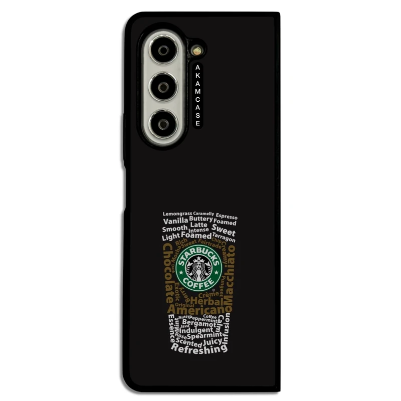 کاور آکام مدل AMC-WSGZFOLD5-STARBUCKS-40 مناسب برای گوشی موبایل سامسونگ Galaxy Z Fold 5