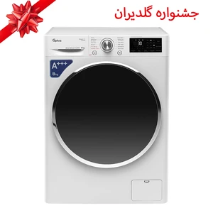 ماشین لباسشویی جی پلاس مدل GWM-L880W ظرفیت 8 کیلوگرم - مخصوص جشنواره گلدیران