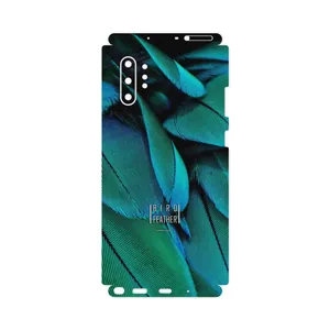 MAHOOT Green Feather-FullSkin Cover Sticker for Samsung Galaxy Note 10 Plus