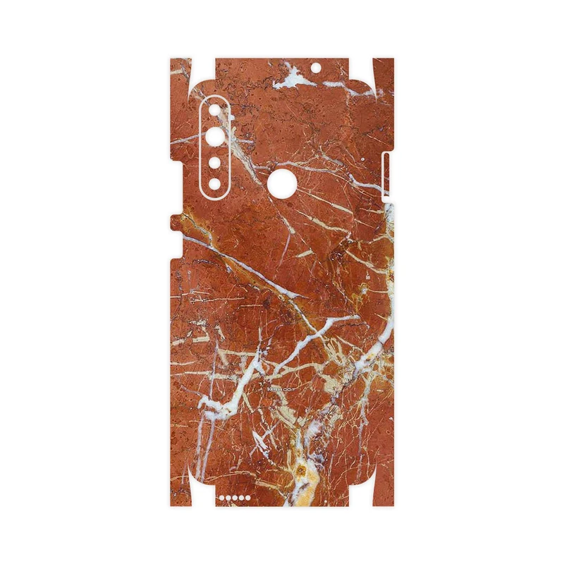 برچسب پوششی ماهوت مدل Red Marble-FullSkin مناسب برای گوشی موبایل جی پلاس P10 Plus