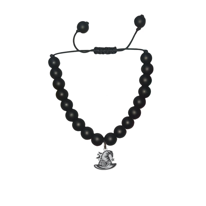 دستبند مهره‌ای هایکا مدل کلاه جادویی هری پاتر کد bg.h 112