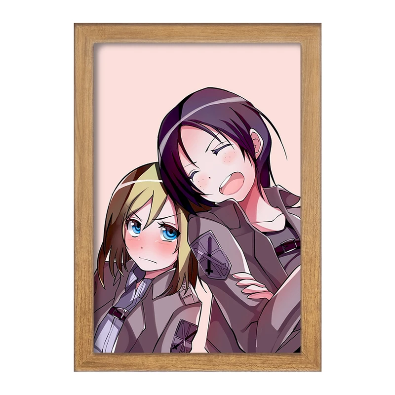 تابلو خندالو مدل هیستوریا و یمیر انیمه اتک آن تایتان Attack on Titan  کد 11041