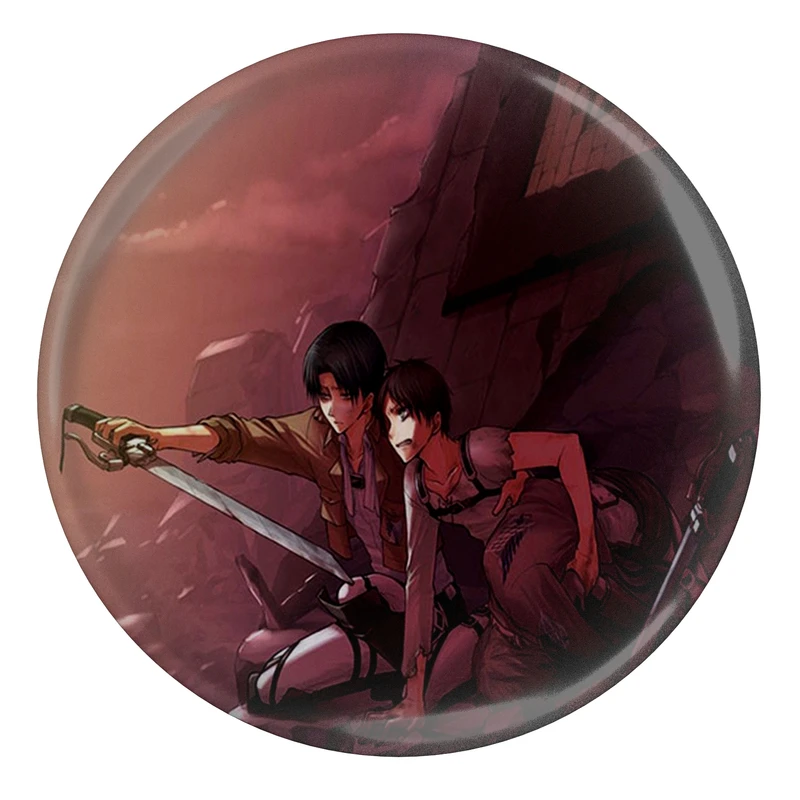 پیکسل طرح انیمه مانگایی حمله به تایتان یگر آکرمن مدل S14017