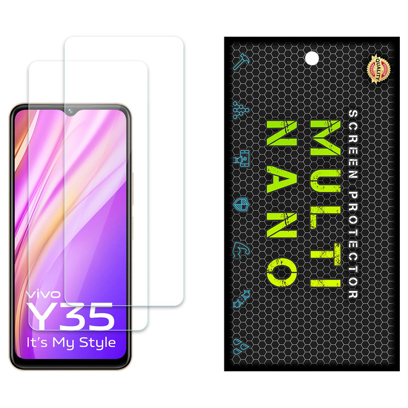 محافظ صفحه نمایش مولتی نانو مدل X-S2N مناسب برای گوشی موبایل ویوو Y35 5G بسته دو عددی