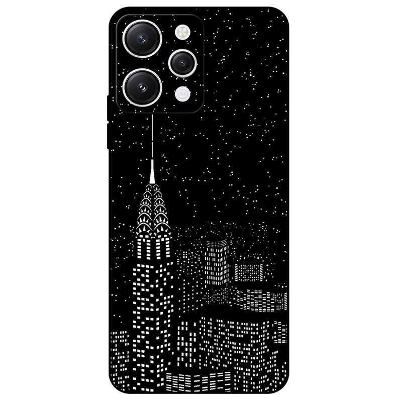 کاور مگافون طرح نیویورک مدل 7768 مناسب برای گوشی موبایل شیائومی Redmi 12 4G