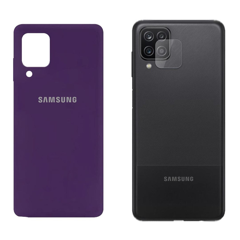 کاور مدل C-099 مناسب برای گوشی موبایل سامسونگ galaxy A12 به همراه محافظ لنز دوربین